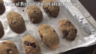 Coconut Cookies Recipe Hindi | Nariyal Biscuits Easy Homemade