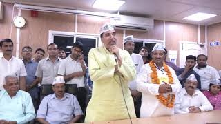 AAP Delhi Convenor Gopal Rai Addresses Party Volunteers Post Bawana Victory