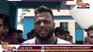GOA MEAT COMPLEX CONTRACT WORKERS DEMONSTRATION AT USGAO