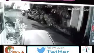 BIKE ROBBERY IN PANAJI CAUGHT ON CCTV