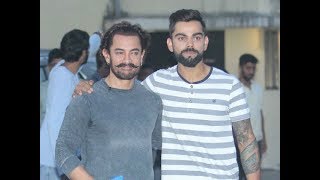 Aamir Khan And Virat Kohli Shoot Diwali Special Chat Show For Secret Superstar