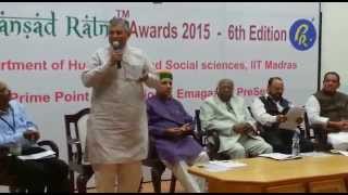 Sansad Ratna Award at Chennai on 11 07 2015