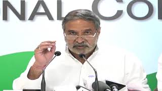 AICC Press Briefing By Anand Sharma at Congress HQ, October 9, 2017