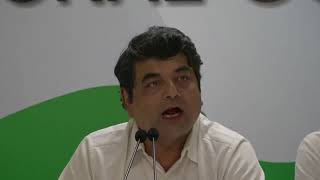 AICC Press Briefing By RPN Singh at Congress HQ, October 9, 2017