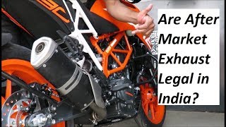 Are After Market Exhaust Legal in India? Explained.