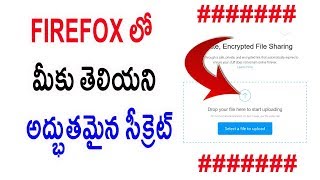 Hidden and Secret settings in Firefox Telugu Tech Tuts