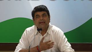 AICC Press Briefing By RPN Singh at Congress HQ, October 20, 2017