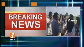 High Tension at Jeelacheruvu Village | Attempts Suicide Over Bypass Road Lands | Khammam | iNews