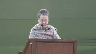 Smt. Sonia Gandhi speech at the 100th birth anniversary of Indira Gandhi