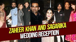 Zaheer Khan And Sagarika Ghatge WEDDING Reception Party FULL VIDEO