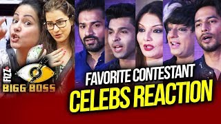 Bigg Boss 11 Favorite Contestant | Hina, Shilpa, Vikas, Arshi, Priyank | Celebs Reaction