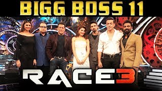 Salman Khan Introduces RACE 3 Cast On Bigg boss 11 Weekend Ka Vaar