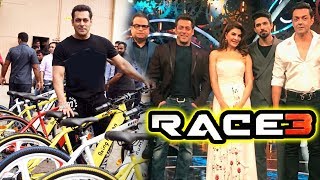 Salman Khan GIFTS Being Human Cycle To Race 3 Cast
