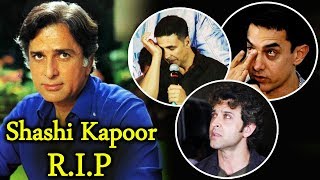 Bollywood Celebs MORNS Shashi Kapoor's Demise | Hrithik, Akshay, Aamir