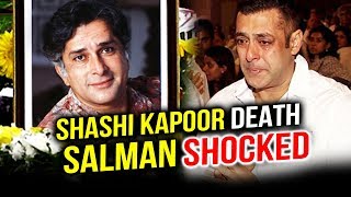 Shashi Kapoor's Demise Leaves Salman Khan In Shock