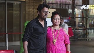 Bharti Singh & Harsh RETURNS To Mumbai After Marriage | SPOTTED At Airport