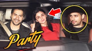 Varun, Alia, Sidharth & Other Celebs Spotted Sandeep Khosla Party