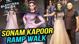 Sonam Kapoor Ramp Walk | Blenders Pride Fashion Tour 2017