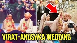 Anushka Sharma And Virat Kohli VARMALA Moment | Anushka-Virat Wedding