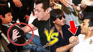 What Salman And Shahrukh Did When They Met DISABLED FAN