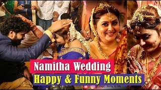 Namitha's Wedding Funny moments