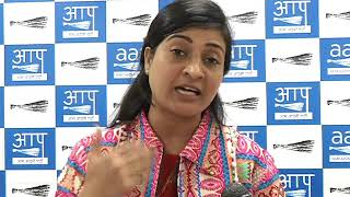 Aap MLA Alka lamba Briefs Media on 41 minor girls rescued from an Ashram in Rohini by DCW chief