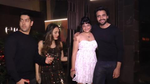 Celebs At Jackky Bhagnani's Birthday Party - Richa Chadha, Sushant Singh, Esha Deol