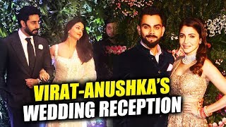 Abhishek Bachchan & Aishwarya Rai At Virat-Anushka's Grand Wedding Reception In Mumbai