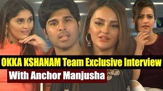 Okka Kshanam Team Exclusive Interview With Anchor Manjusha | Surabhi | Seerat Kapoor | Top Telugu TV