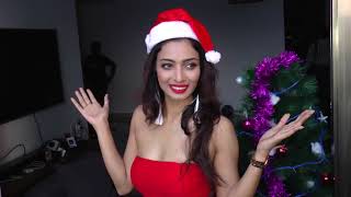 Actress Heena Panchal Christmas Photoshoot As Lady Santa