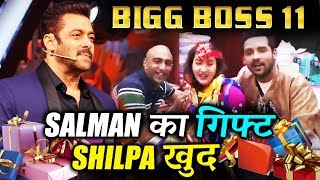 Shilpa Shinde WRAPS Herself As Gift To Salman Khan | Bigg Boss 11