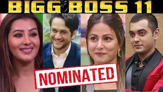 Shilpa Shinde, Hina Khan, Vikas Gupta & Luv Tyagi NOMINATED | Bigg Boss 11