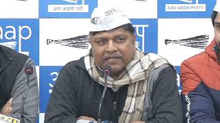 Aap press brief on Condemning Dalit atrocities in different parts