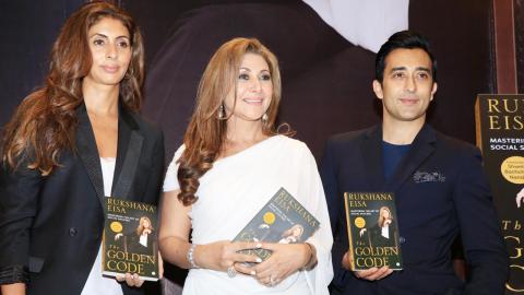 Shweta Bachchan & Rahul Khanna At Launch Of Rukshana Eisa 1st Book The Golden Code