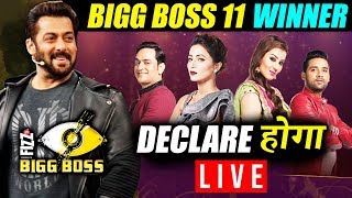 Bigg Boss 11 WINNER Will Be Announced LIVE By Salman Khan | Shilpa, Hina, Vikas, Puneesh
