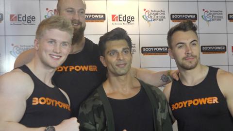 Karan Singh Grover At The Launch Of Bodypower 2018