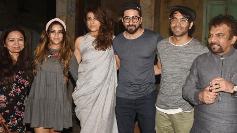 Ayushmann Khurrana With His Family Spotted At Pali Bhavan