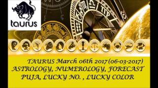 TAURUS March 2017, 06th Astrology Horoscope Prediction (AUDIO ENGLISH) | वृषभ राशि 06-03-2017