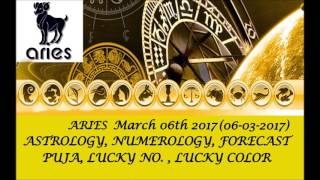 ARIES March 2017, 06th Astrology Horoscope Prediction (AUDIO ENGLISH) | मेष राशि 06-03-2017