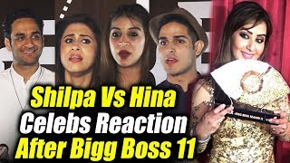 Vikas Gupta, Kishwer, Priyank, Benafsha REACTION On Shilpa Shinde Bigg Boss 11 WINNER