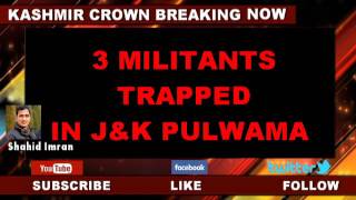 Kashmir Crown: Militants trapped in J&K’s Pulwama, search operation underway