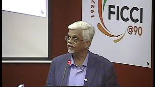 Dr Sanjaya Baru, Secretary General, FICCI gives his welcome remarks