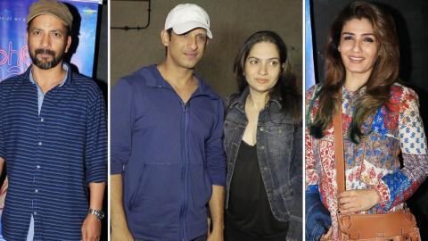 Sharman Joshi, Raveena Tandon At Screening Of Onir Next Yoodlee Films Movie Kuchh Bheege Alfaaz