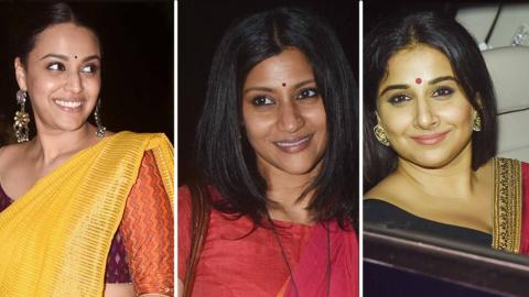 Konkona Sensharma, Vidya Balan, Swara Bhaskar and Others Spotted At Jalsa