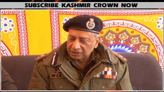 Special Interview with DGP J&K S.P Vaid || Kashmir Crown