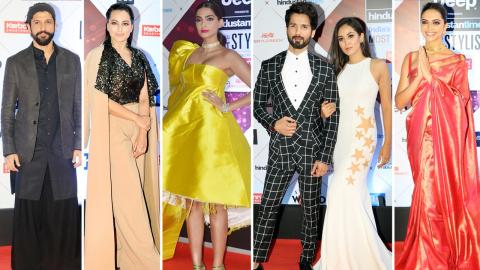 Sonam Kapoor, Deepika Padukone, Shahid Kapoor | HT India Most Stylish Awards 2018