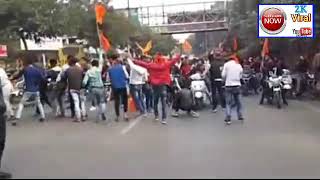पदमावत के खिलाफ आकरोश रैली,राजपूत छात्रावास ग्वालियर