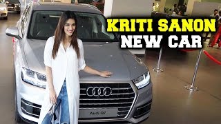 Kriti Sanon Taking The Delivery Of Her New Audi Q7 Car