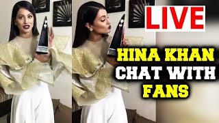 Hina Khan Dedicates Her TV Personality 2108 AWARD To Fans - LIVE VIDEO