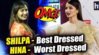 Shilpa Shinde BEATS Hina Khan - Best Dress Of The Week